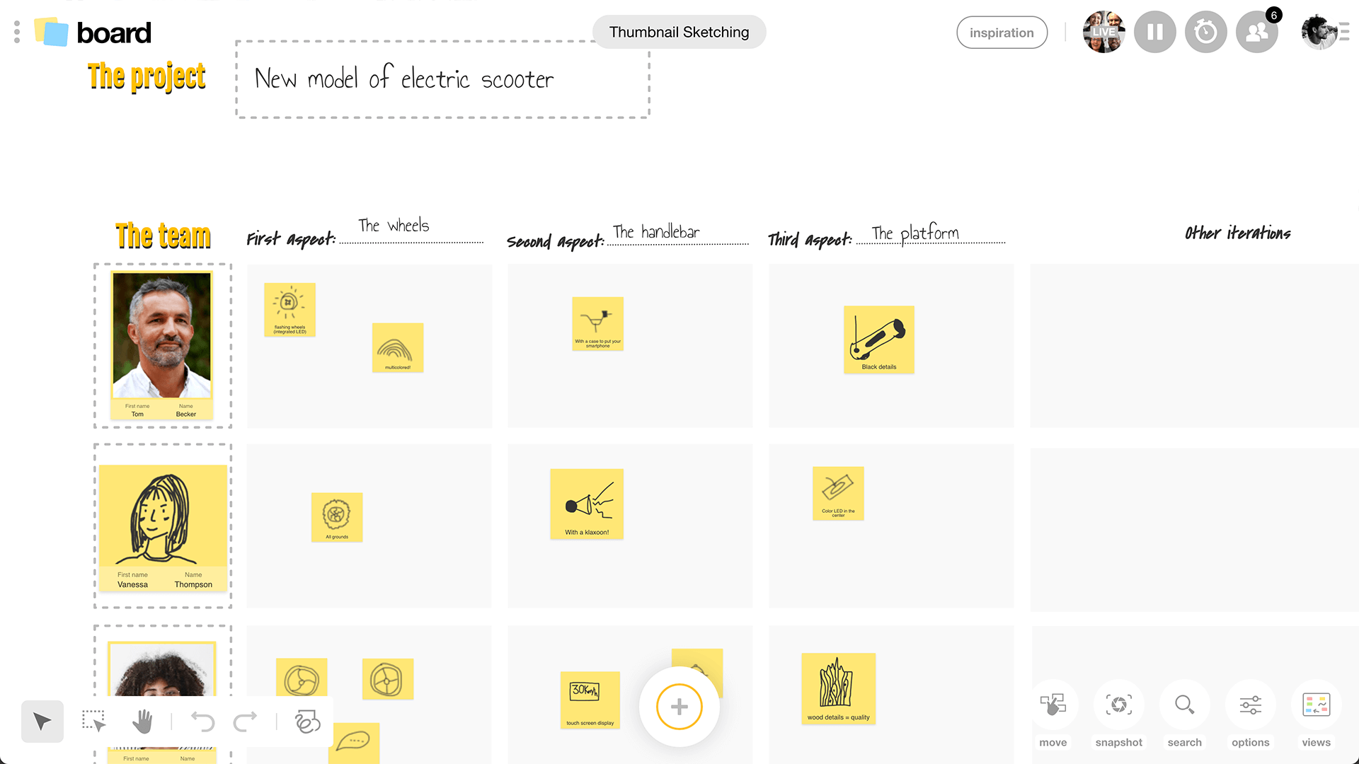 Thumbnail Sketching illustration |Klaxoon