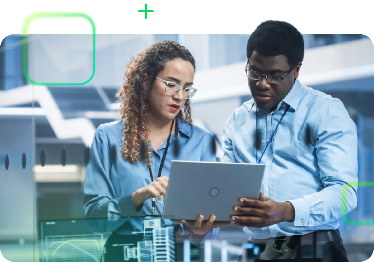 Wrike AI features dashboard on laptop and mobile for project planning and collaboration.