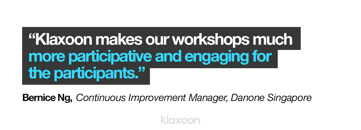 Bernice Ng: "Klaxoon makes our workshops much more participative and engaging for the participants." | Klaxoon
