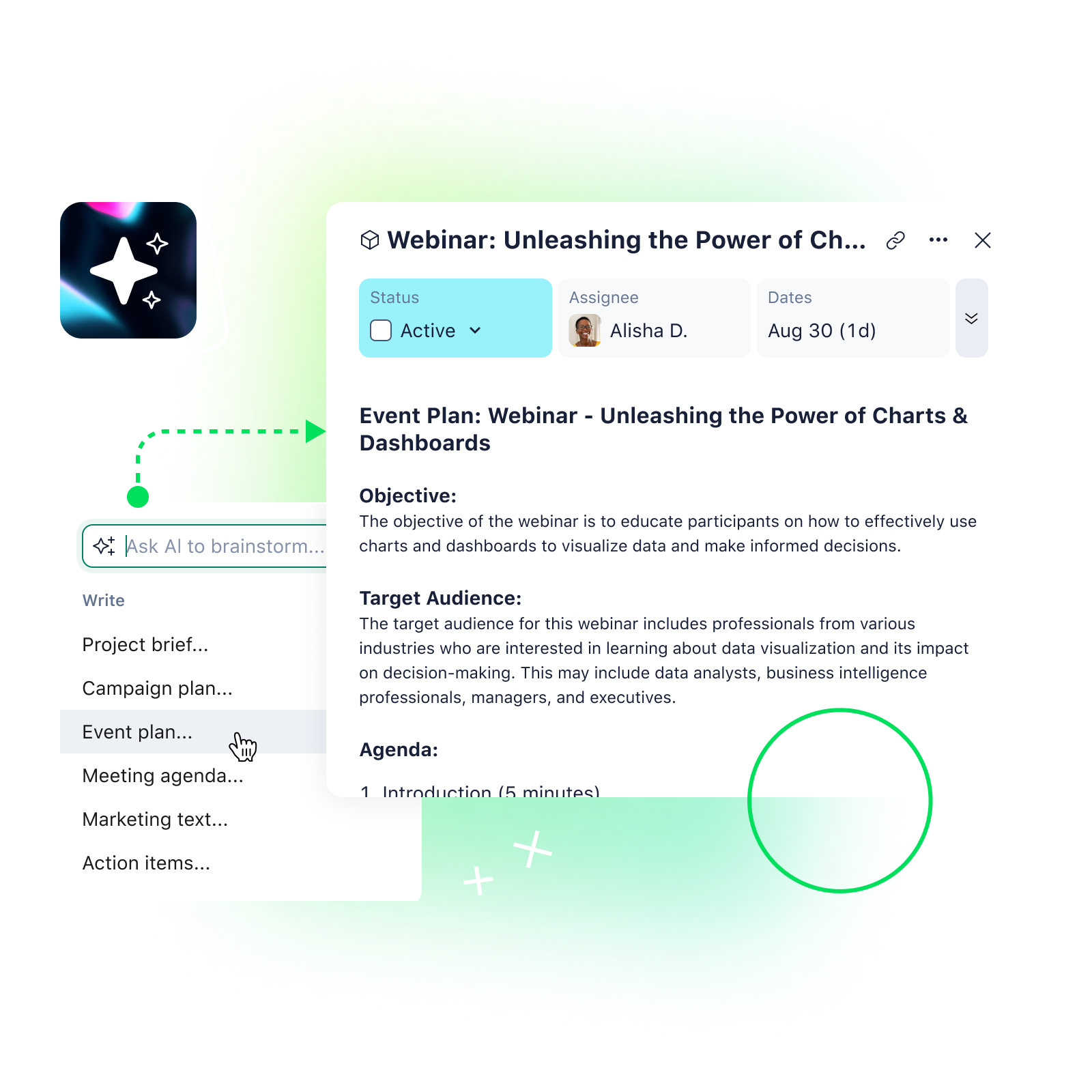 <p>Increase productivity with <span class="underlined underlined--color-yellow">intuitive AI</span><br></p>