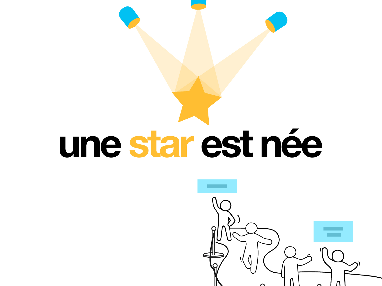 Une star est née template preview