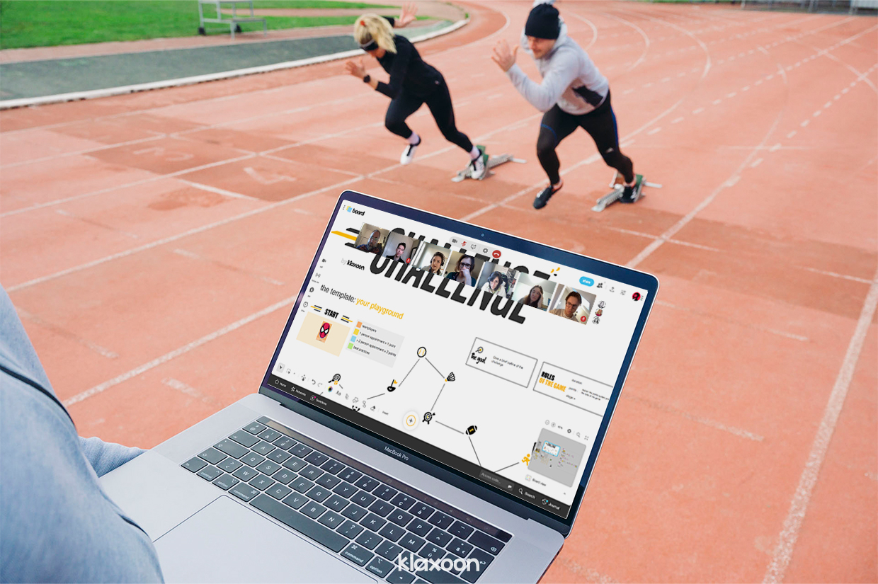 use a challenge template to boost your sales team | Klaxoon