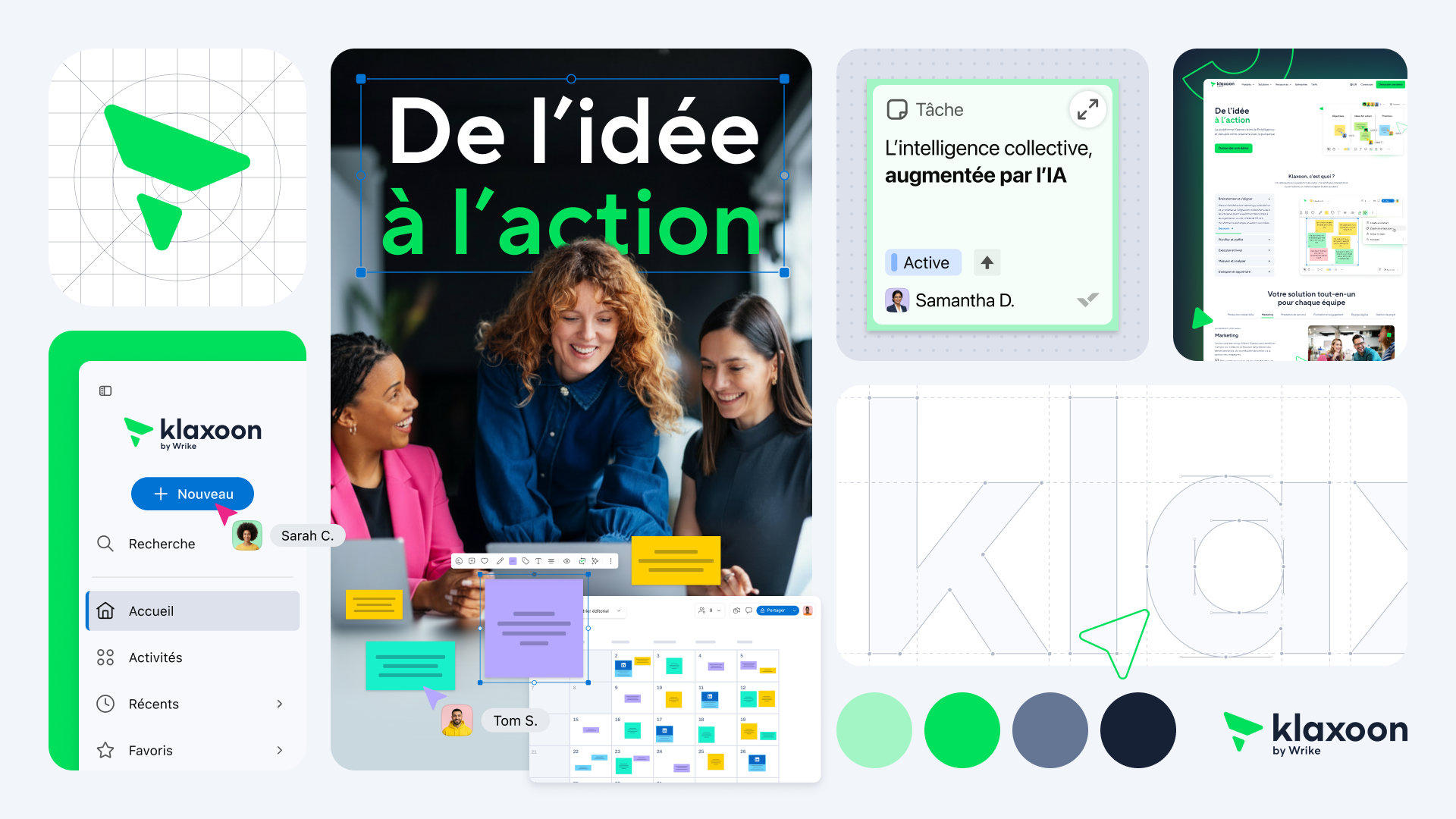 La nouvelle identité visuelle de Klaxoon by Wrike