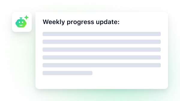 Wrike mobile screen with bento-style productivity icons and color-coded task list.