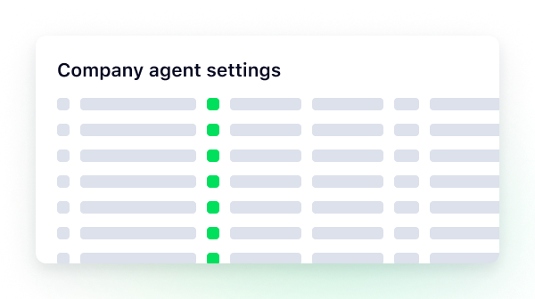 Bento layout with icons for view modes, approvals, recurring tasks, dependencies and time tracking.