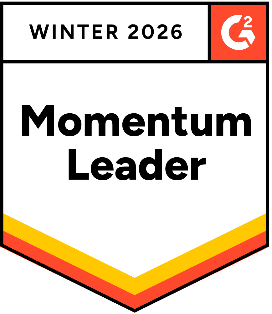 Online Proofing Momentum Leader badge.