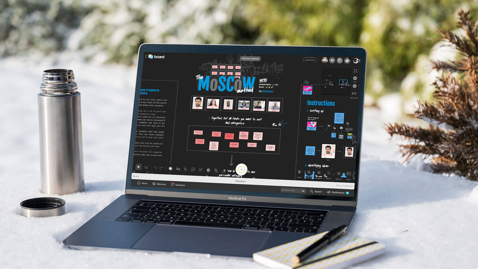 Illustration the Moscow method |Klaxoon