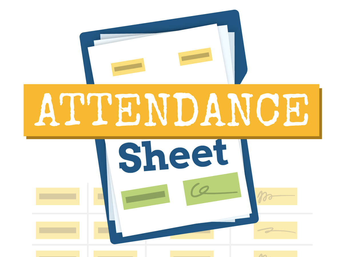Attendance sheet