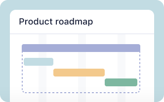 <h5>Create a clear product roadmap<br></h5>