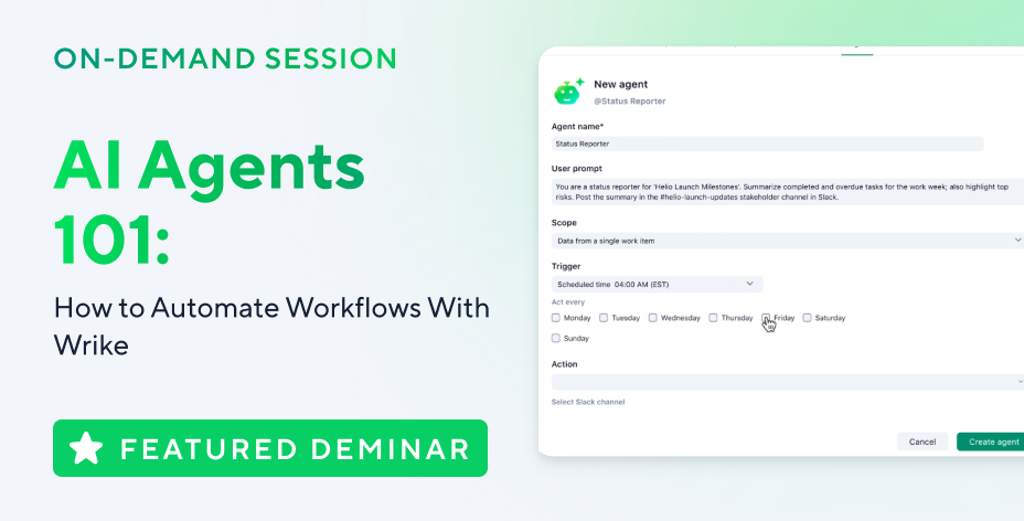 AI Agents 101: How to Automate Workflows With Wrike