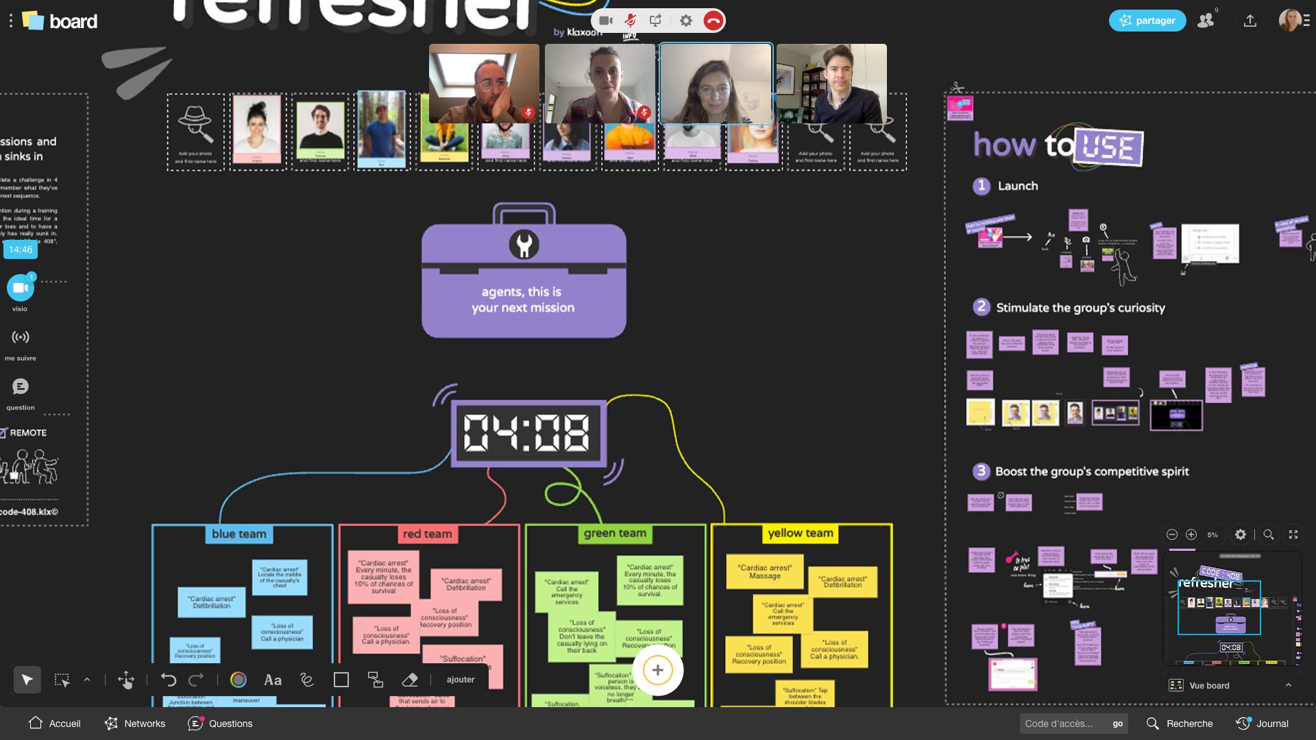 Example of completed Code 408 refresher activity
