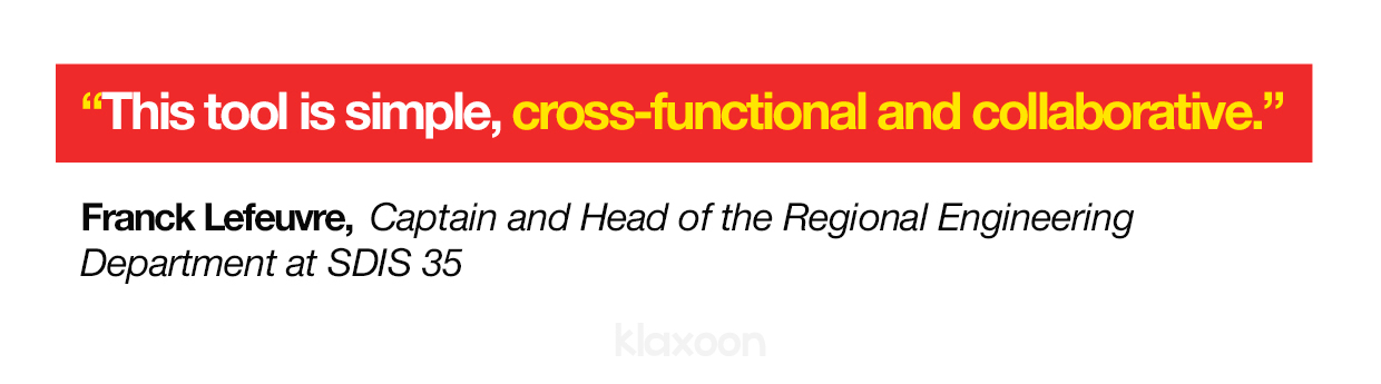 Franck Lefeuvre: "This tool is simple, cross-functional and collaborative." | Klaxoon