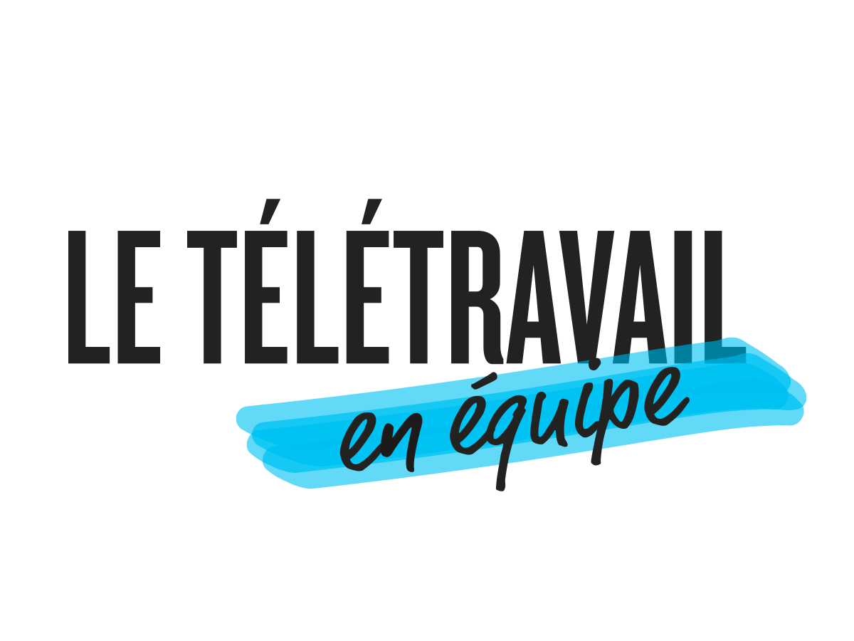 Le télétravail en équipe template preview