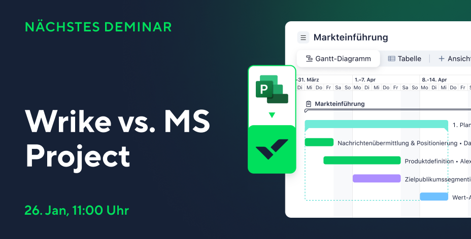 Deminar: Wrike vs. MS Project