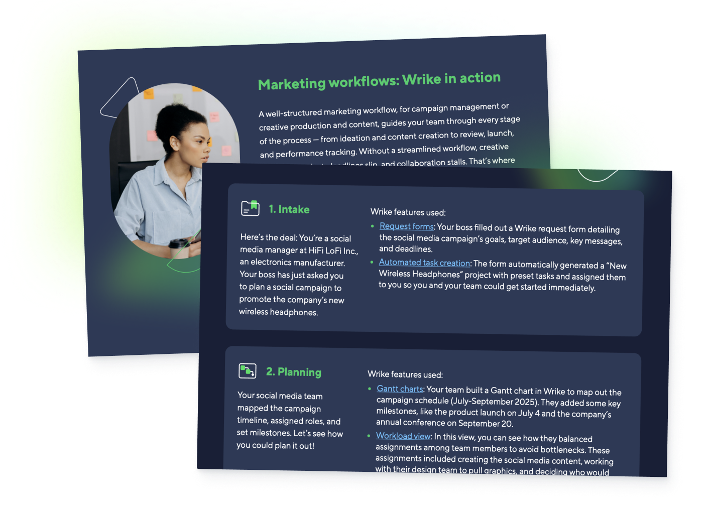 Manageable Wrike workflows for winning marketing teams.