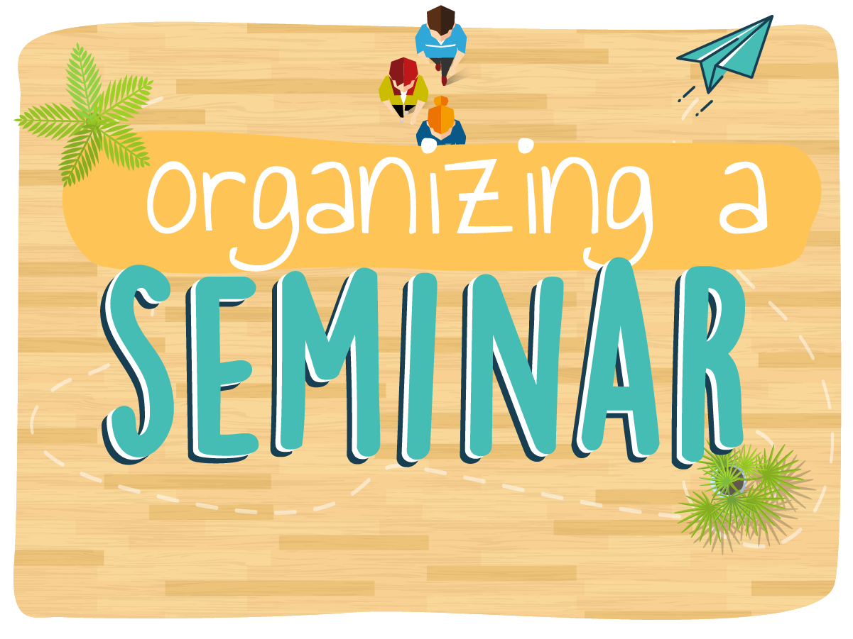 Organizing a seminar template preview