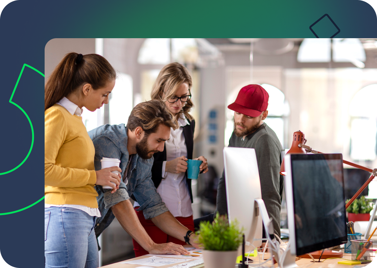 Wrike project dashboard showing timeline view, task boards and analytics chart.