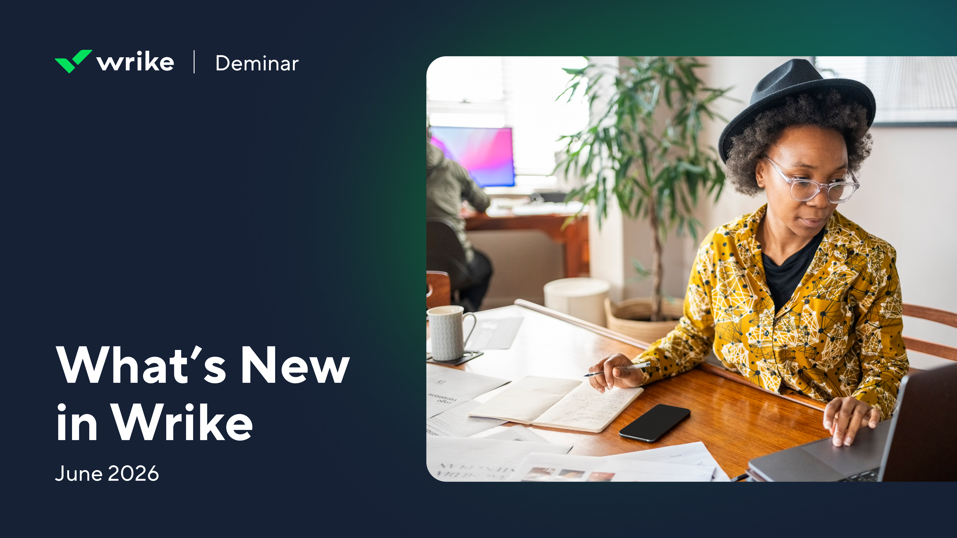 What's New in Wrike webinar cover June 2026.