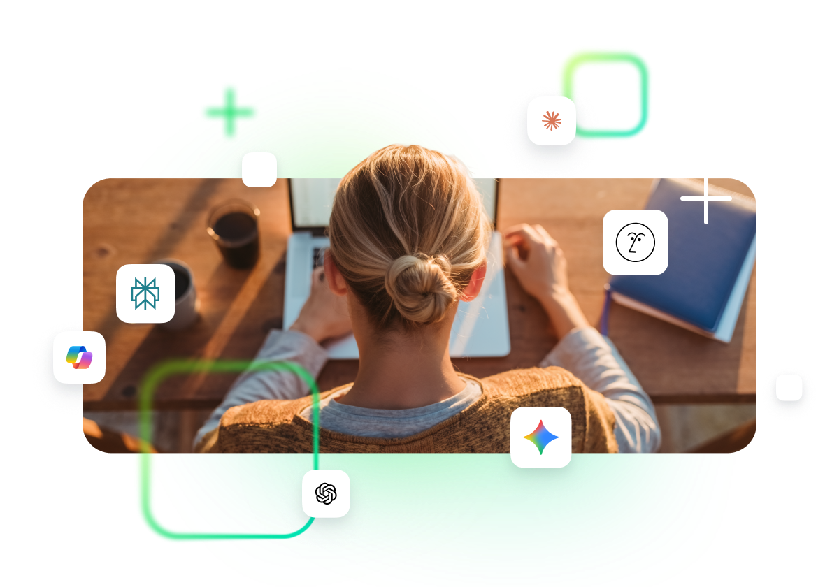 Wrike AI Research 2025 banner with digital globe and network connections.