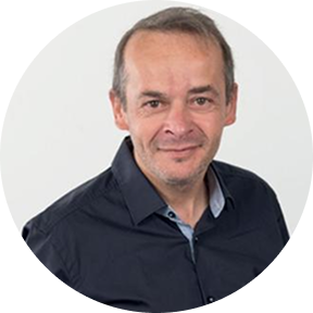 Professional portrait of Philippe Zymek.