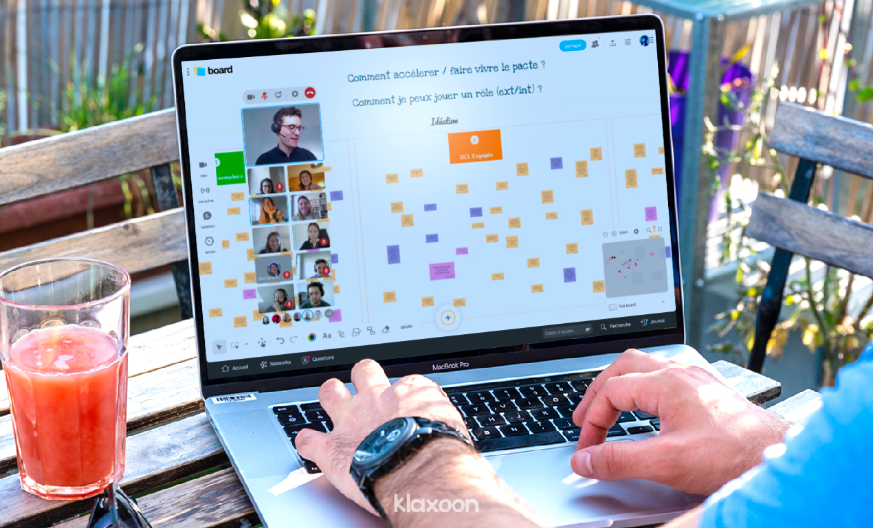 Atelier de brainstorming en équipe | Klaxoon