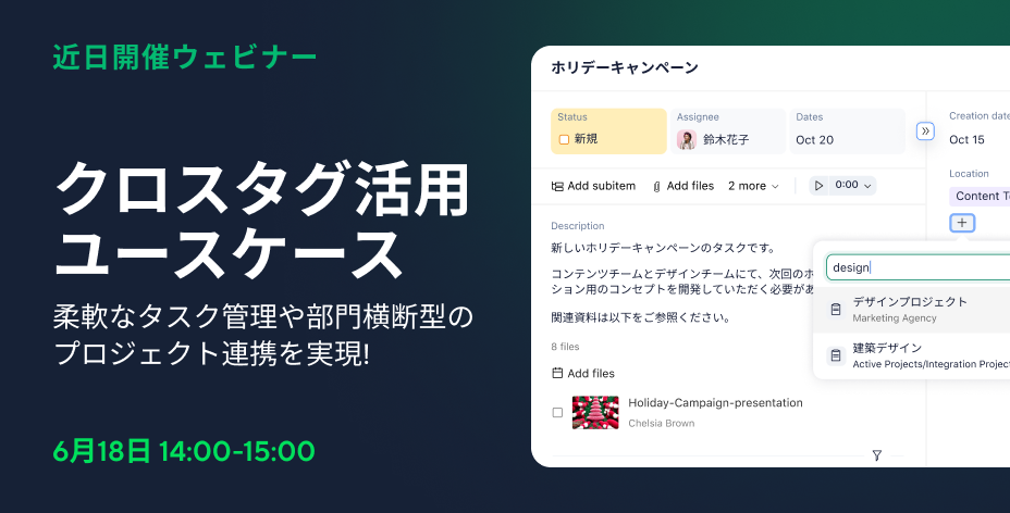 スペース・部門を横断！Wrikeクロスタグ活用方法と ユースケース