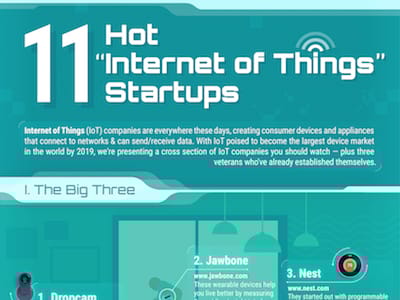 11 Internet of Things Startups to Watch  (Infographic)