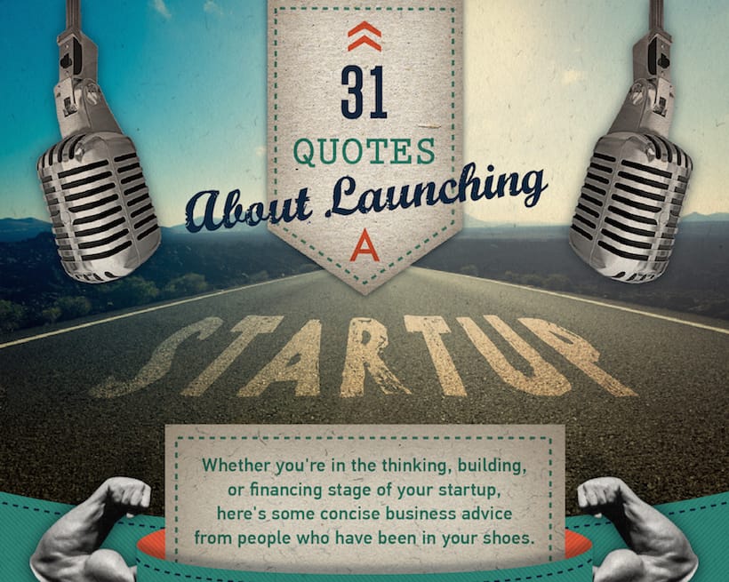 31 Quotes About Launching a Startup (Infographic)