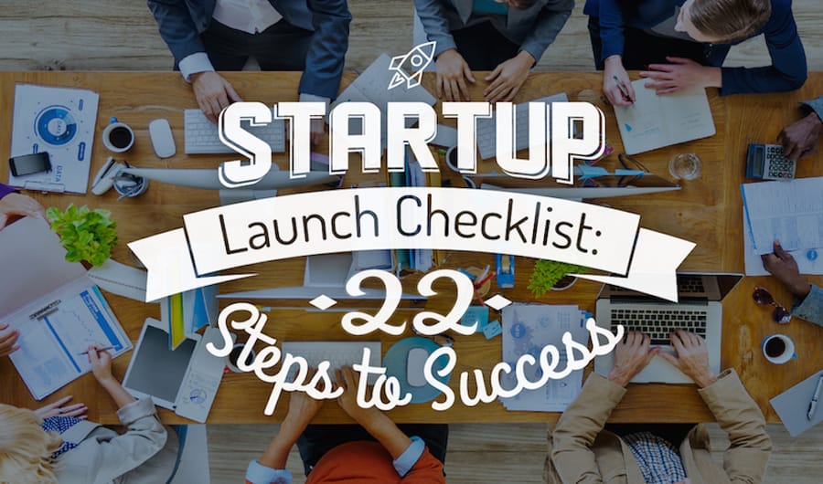 Startup Launch Checklist: 22 Steps to Success (Infographic)