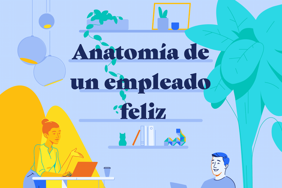 Anatomía de un empleado feliz (infografía)
