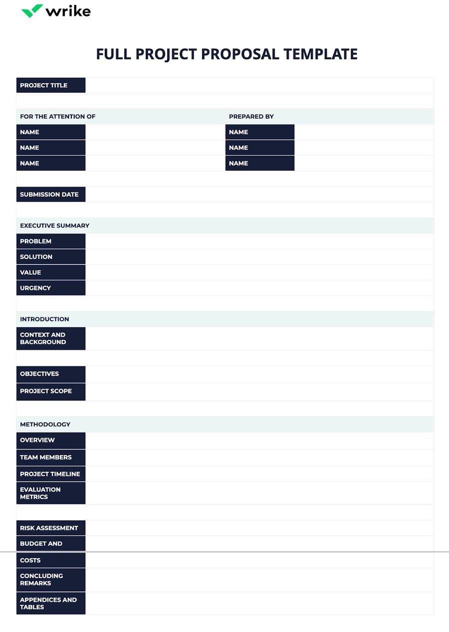 7 project proposal template examples (and how to write better proposals)