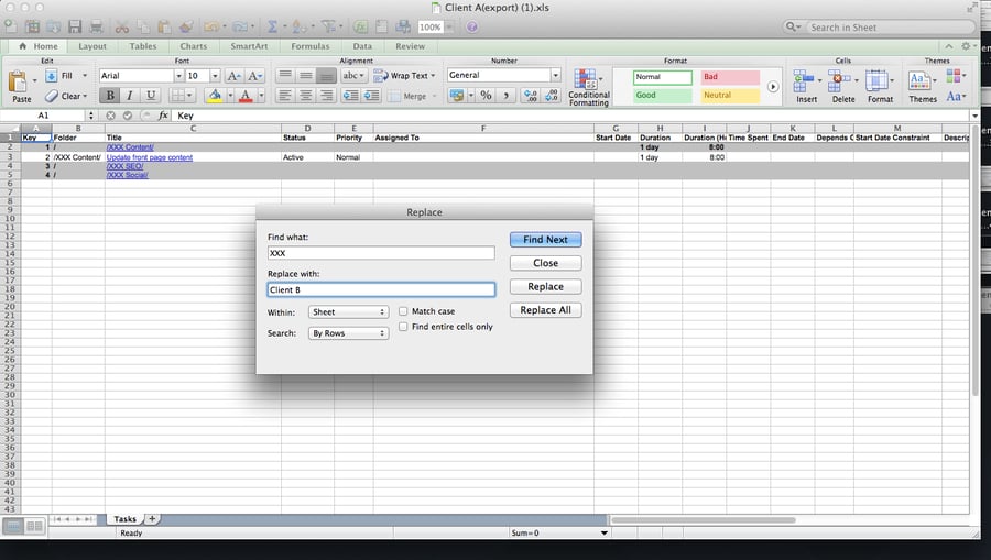 Tutorial Quickly Create Folders/Tasks and Rename Them with Excel