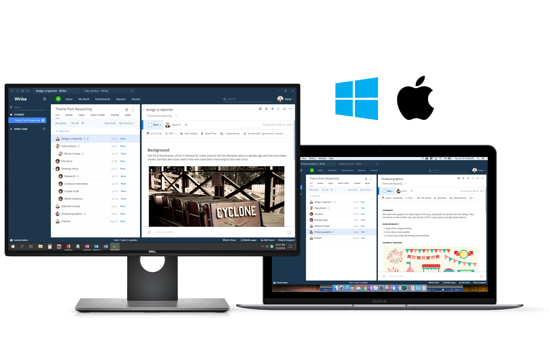 Erreichen Sie mehr mit Wrike für Windows & Mac