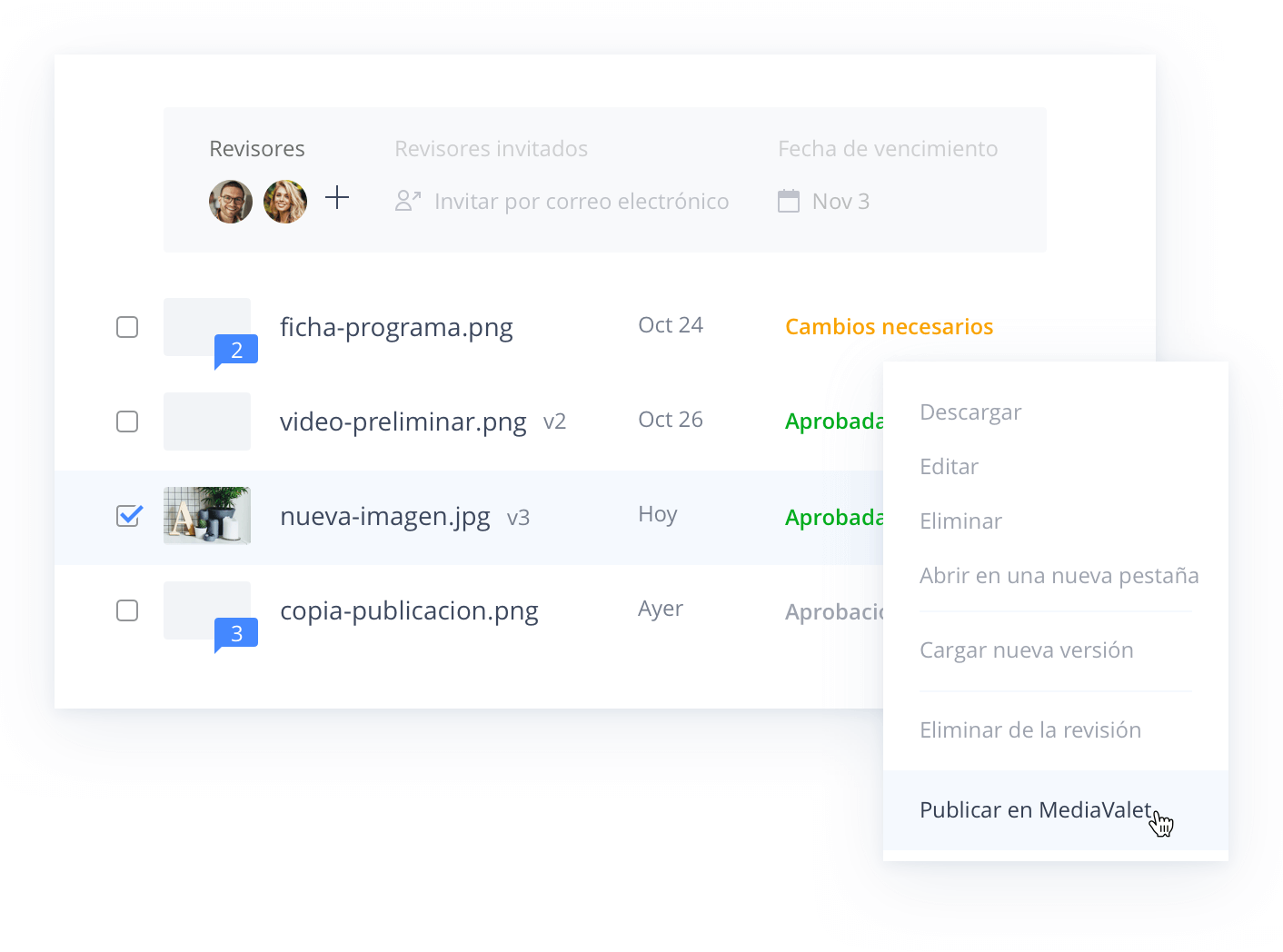 Gestiona los activos de la marca directamente en Wrike