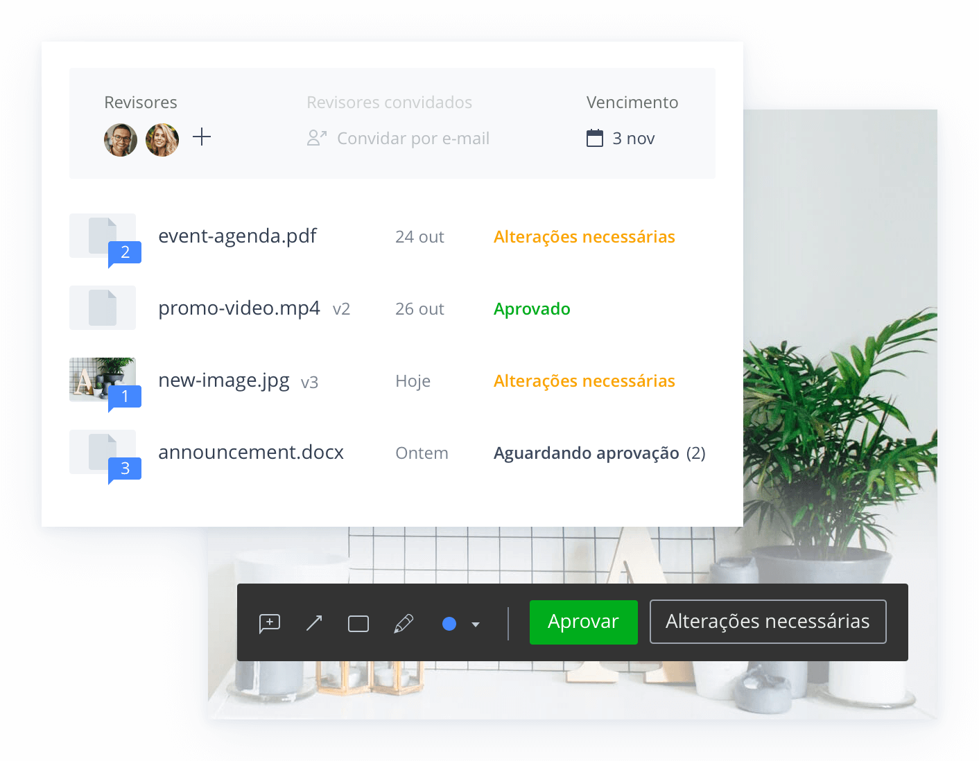 Capture feedback claro e útil para finalizar ativos no Wrike