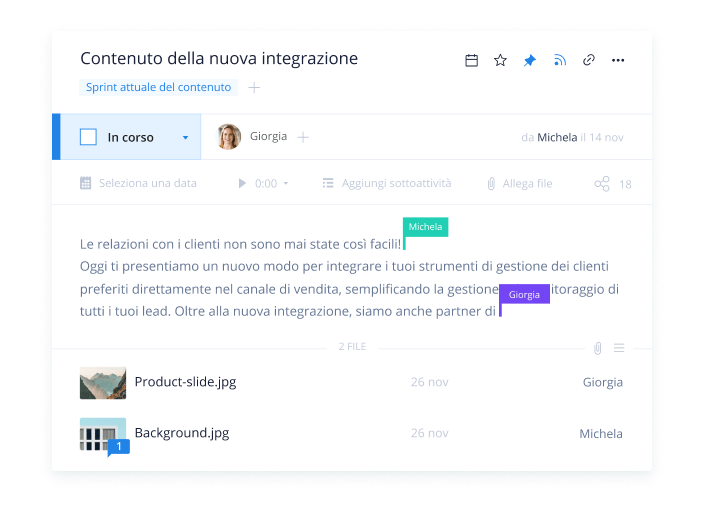 Collabora in tempo reale