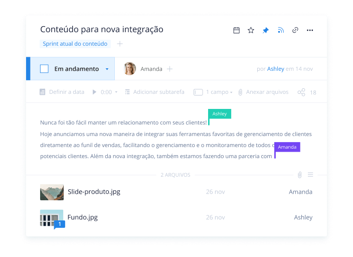 Trabalhe remotamente com os colegas de turma