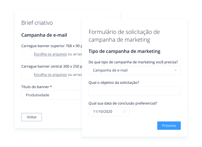 Organize suas solicitações
