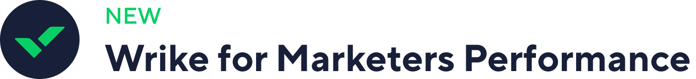 Wrike for Marketers Performance