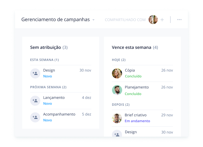 Gerencie seu portfólio com facilidade