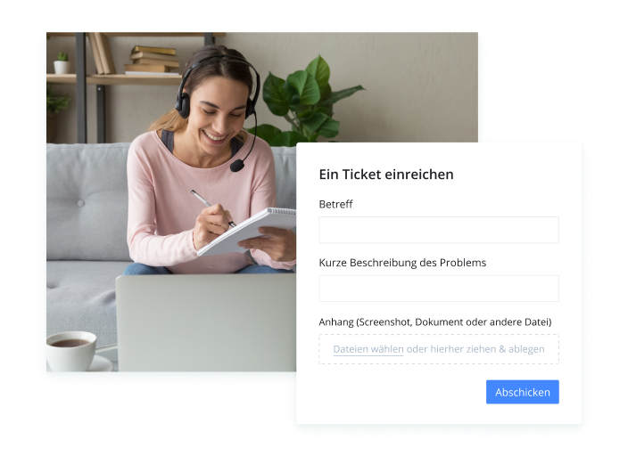 Nutzen Sie den Support