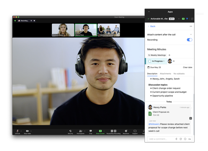 Improve collaboration before, during and after the meeting