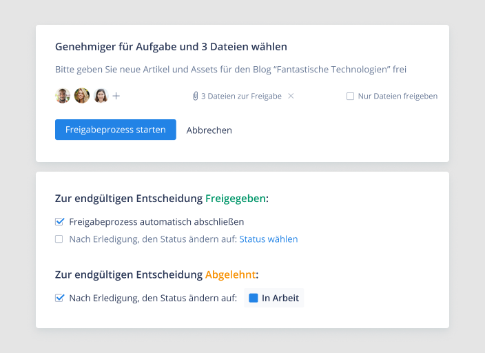 Ermöglichen Sie sichere Freigaben