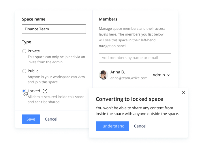 Confidential, trusted workspaces