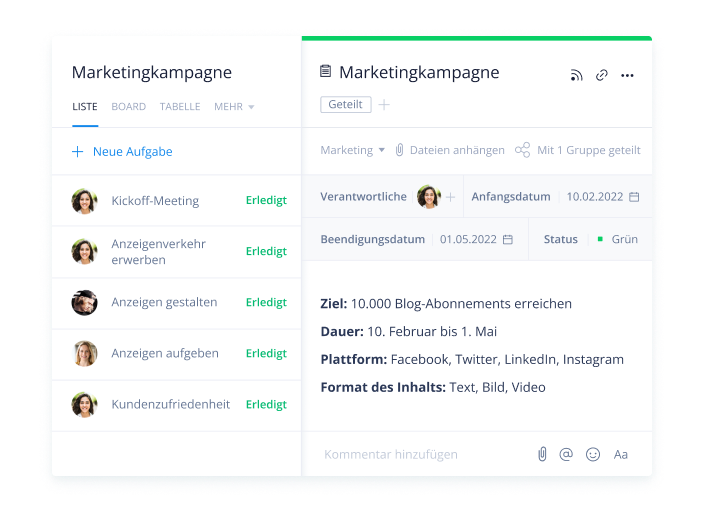 Speichern Sie alles an einem Ort