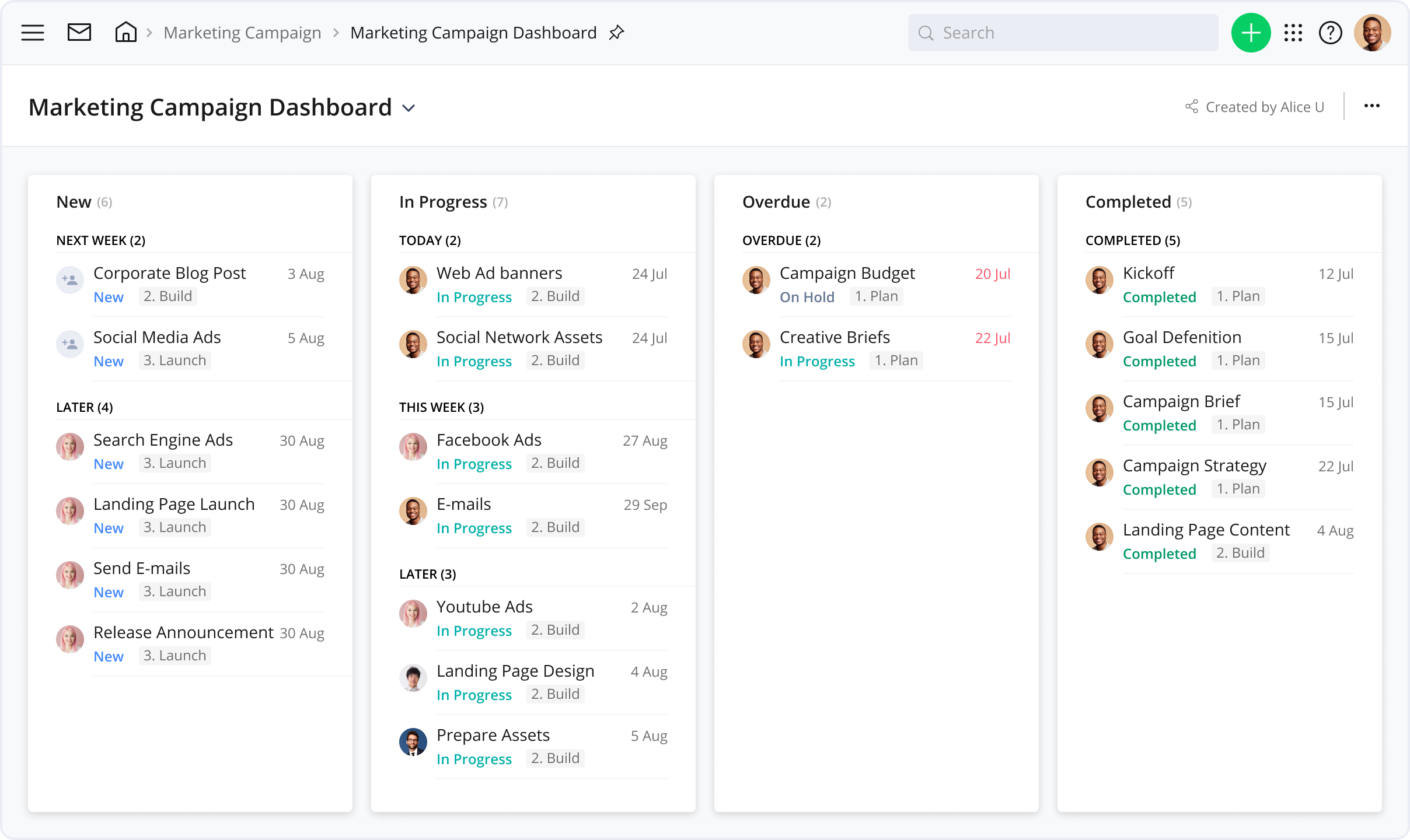 event management template