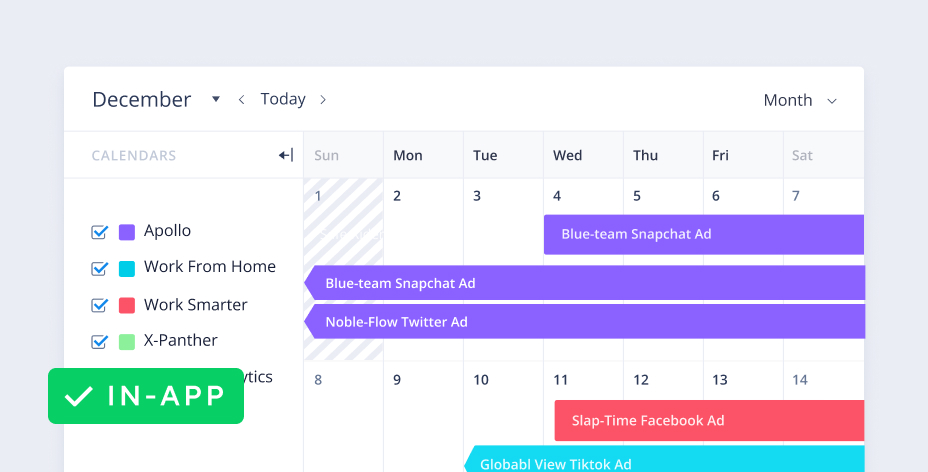 Marketing Calendar Template